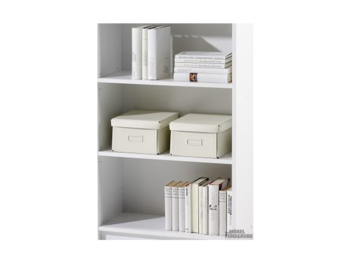 Bücherregal Standregal weiß 60 x 202 cm -  LILLY