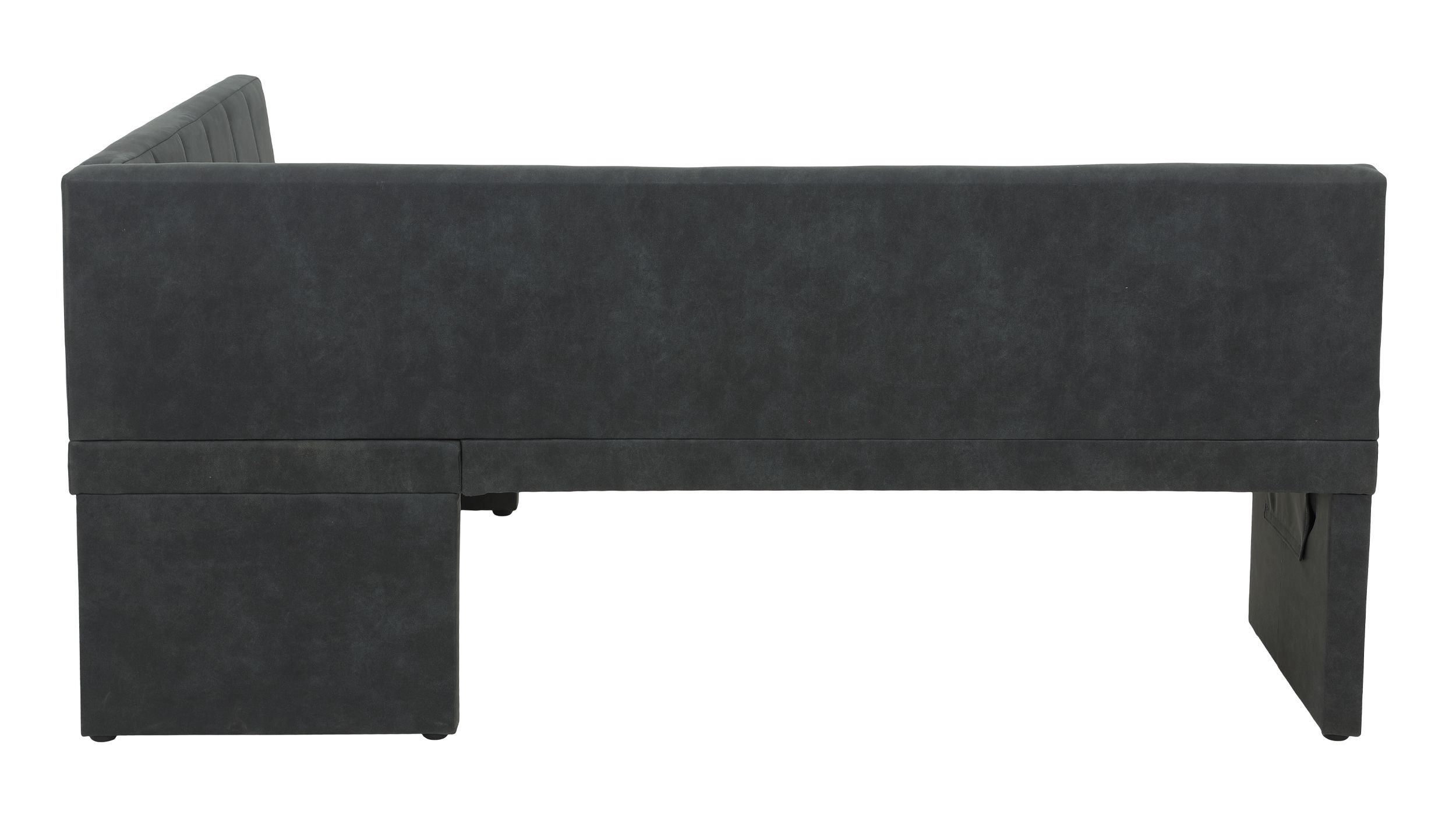 Eckbank Vintage Anthrazit 200 cm x 140 cm Bank - MELANIE