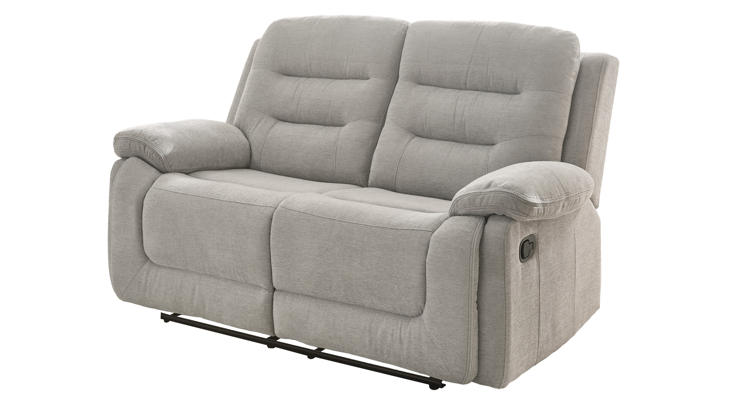 Einzelsofa 2-Sitzer grau 162 cm - mit Relaxfunktion - SYLT