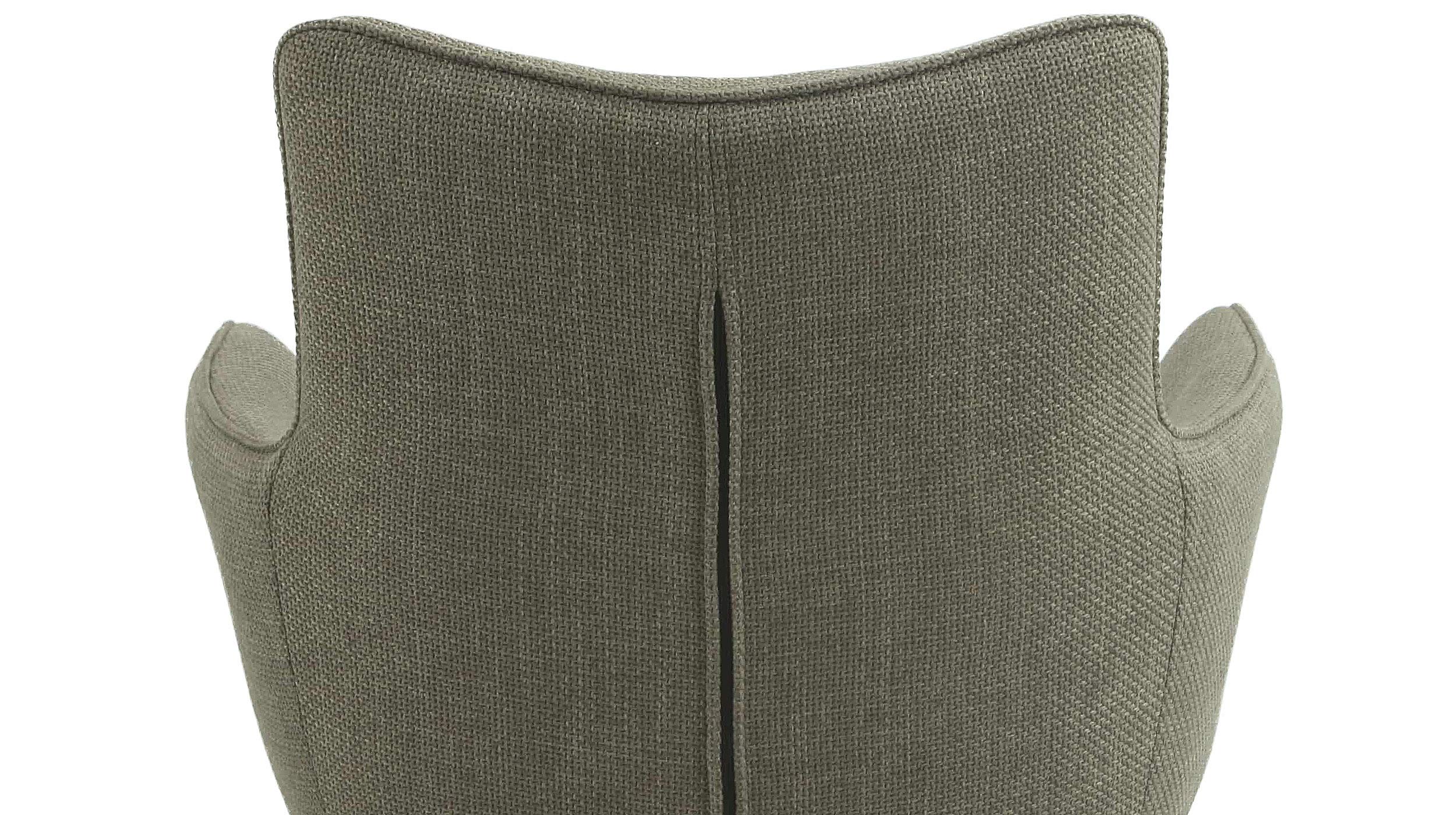 Armlehnstuhl schlamm Drehstuhl Webstoff - LIMA