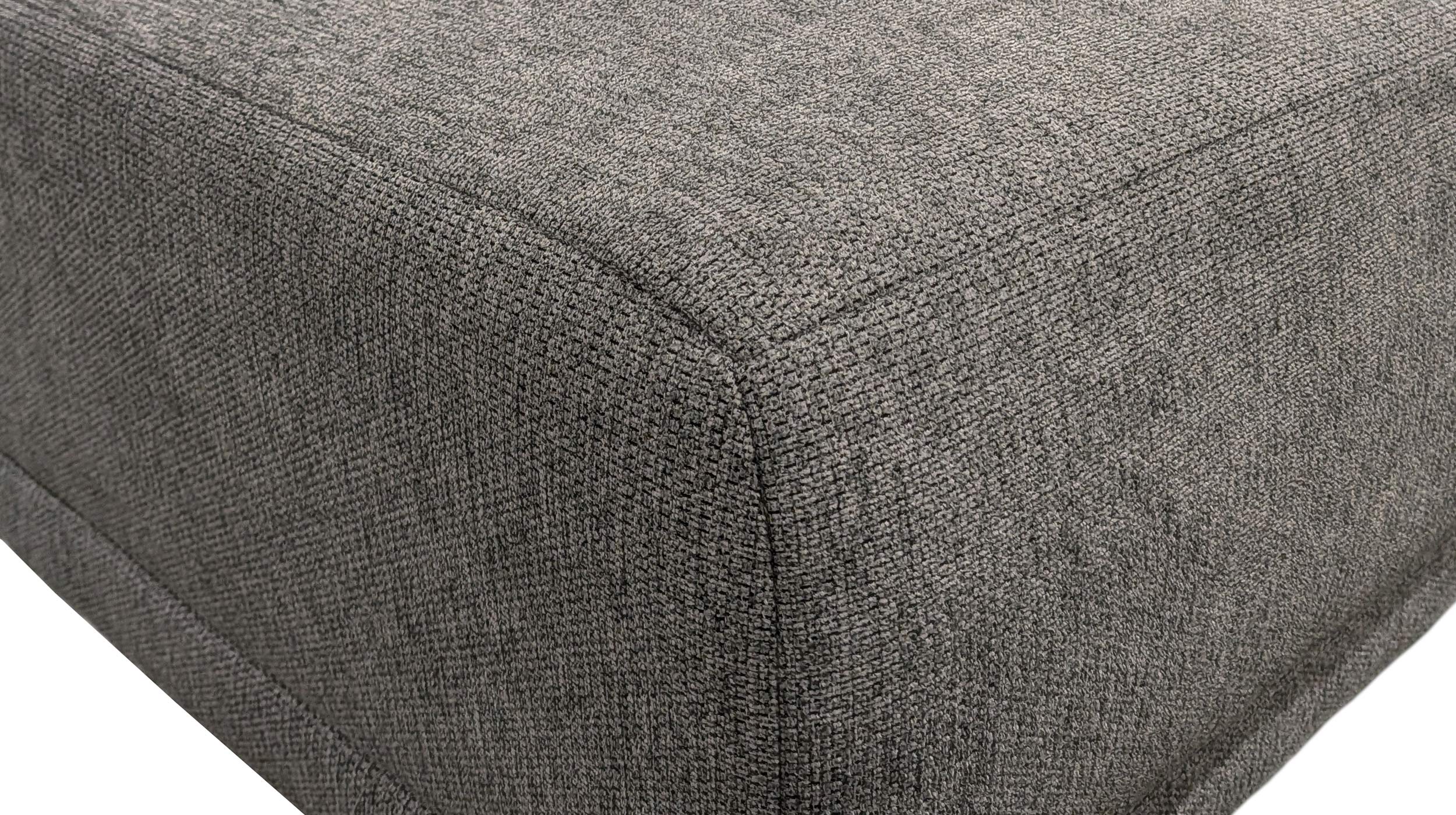 Ecksofa grau elektrisch ausfahrbar 285 cm - OT links - CASSIO 