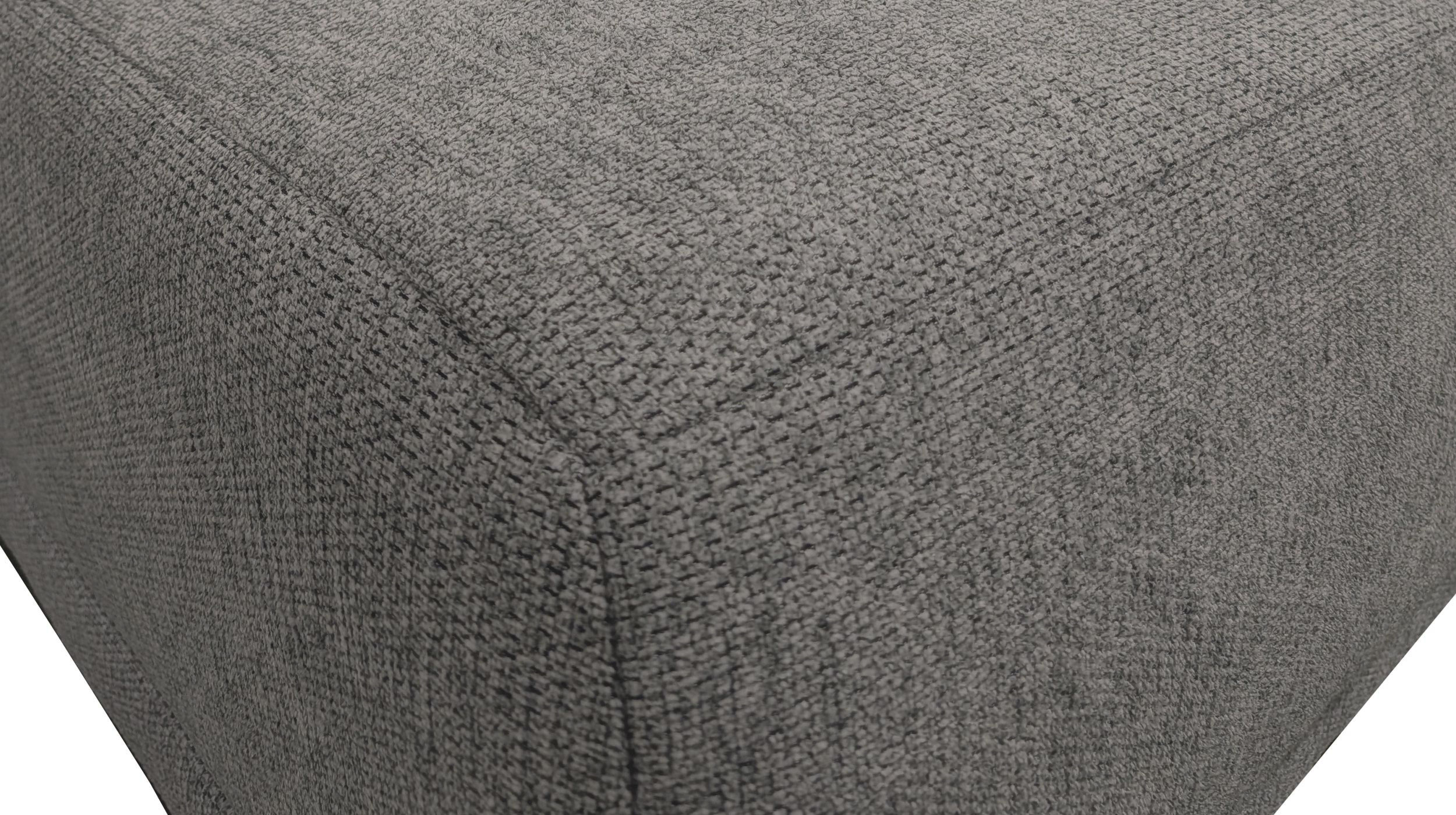 Ecksofa grau elektrische ausfahrbar 285 cm - CASSIO 