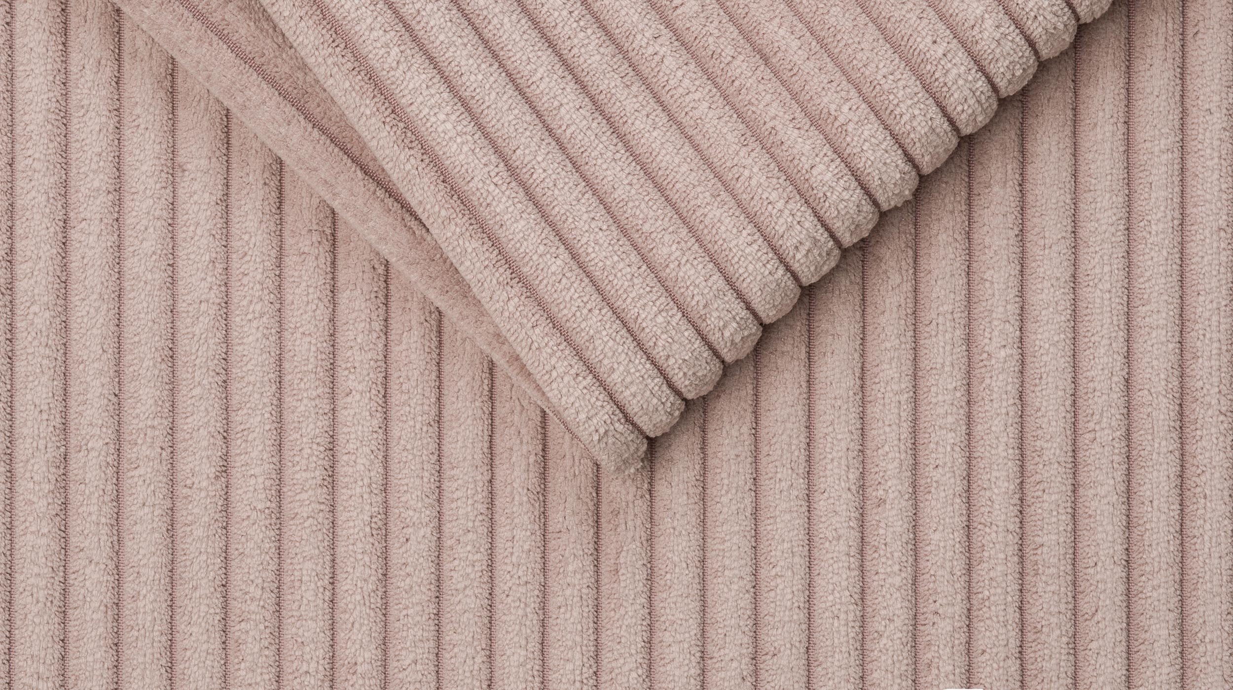 Wohnlandschaft Cord rosa - 360 cm - SUMMER 