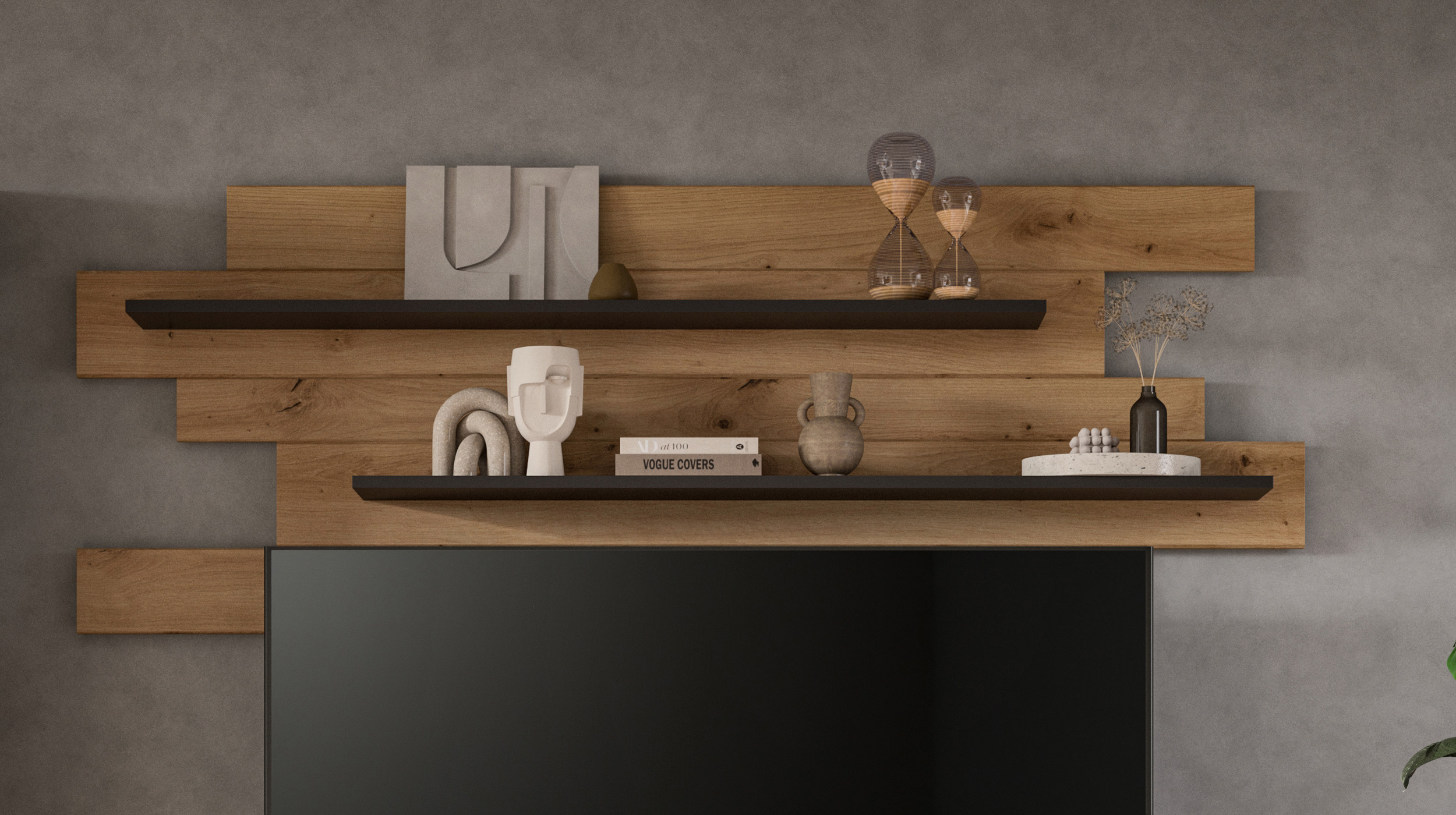 Wandboard Artisan Eiche - 184 cm - CANU