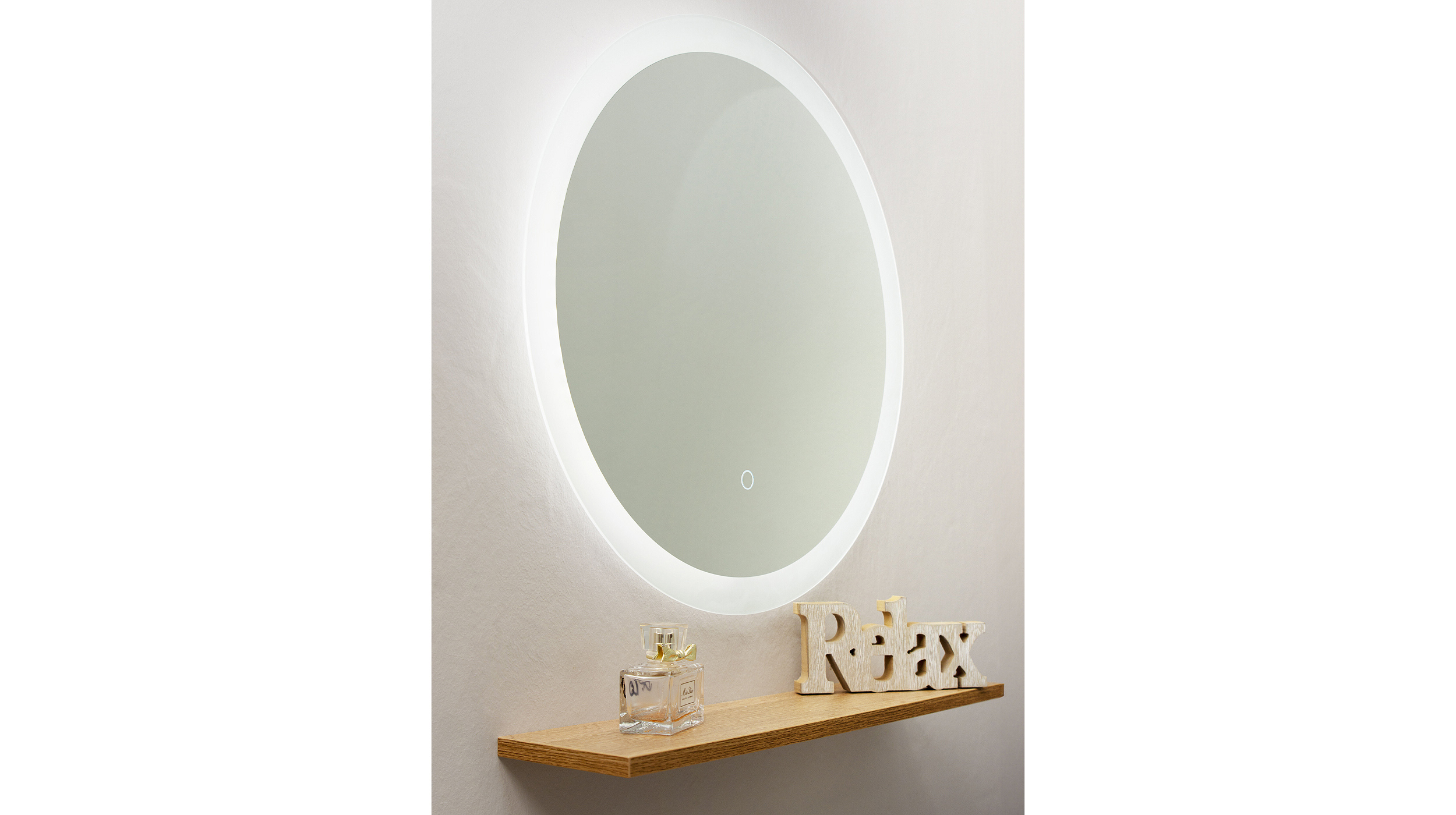 Badmöbel-Set Eiche - 7 Teile - Doppelwaschtisch 151 cm - SKYE