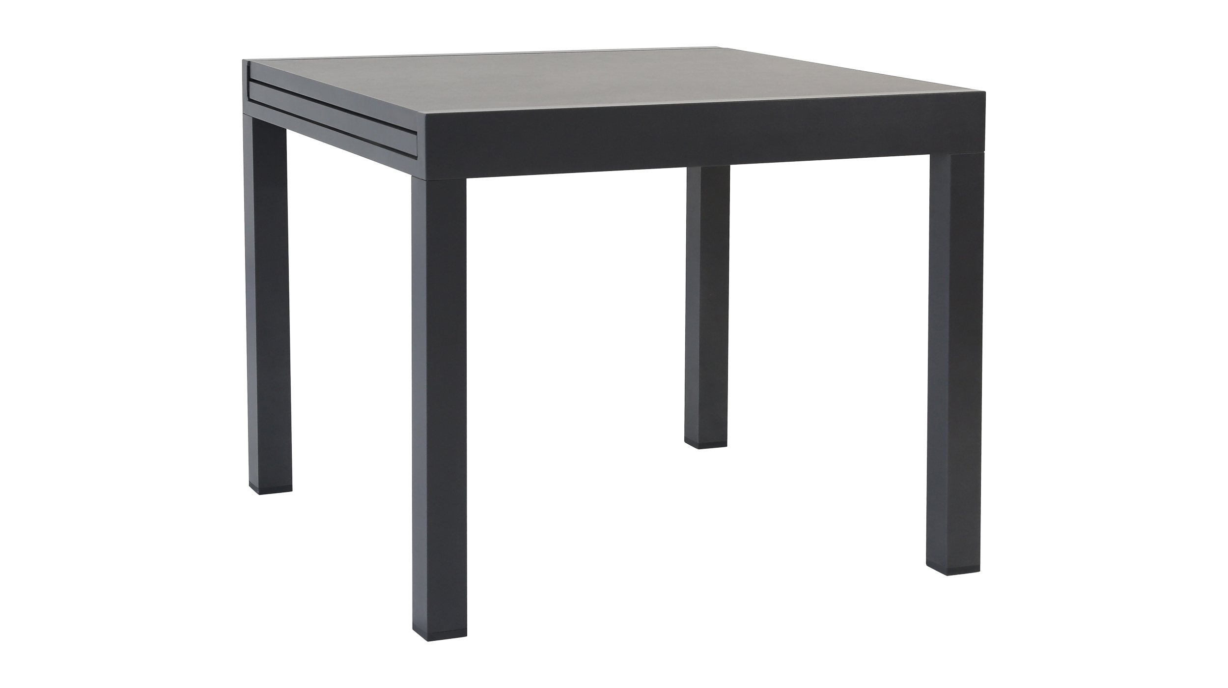 Gartentisch anthrazit Aluminiumgestell - Ausziehfunktion - MALI