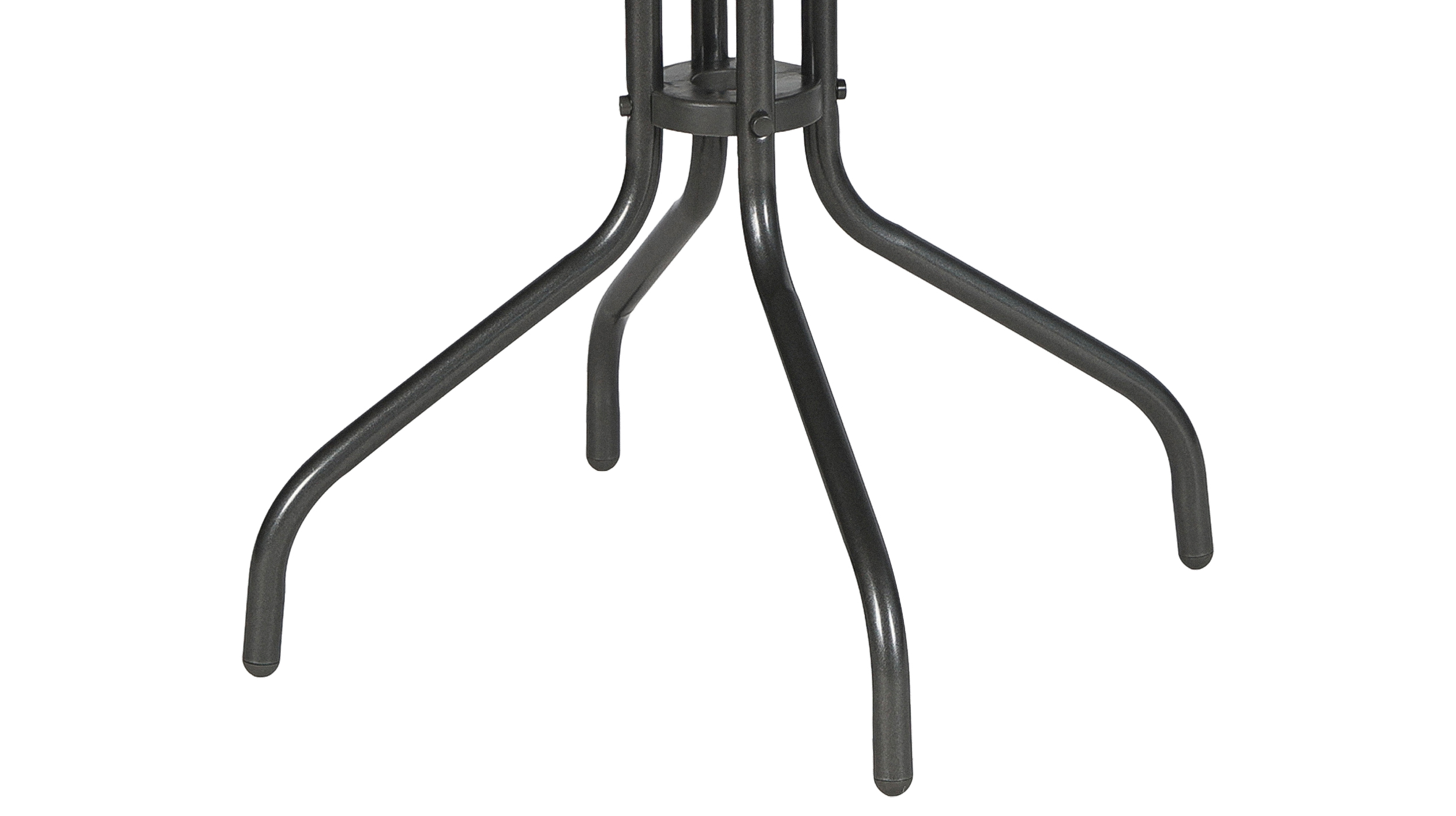 Gartentisch rund anthrazit 60 x 60 cm - RENI