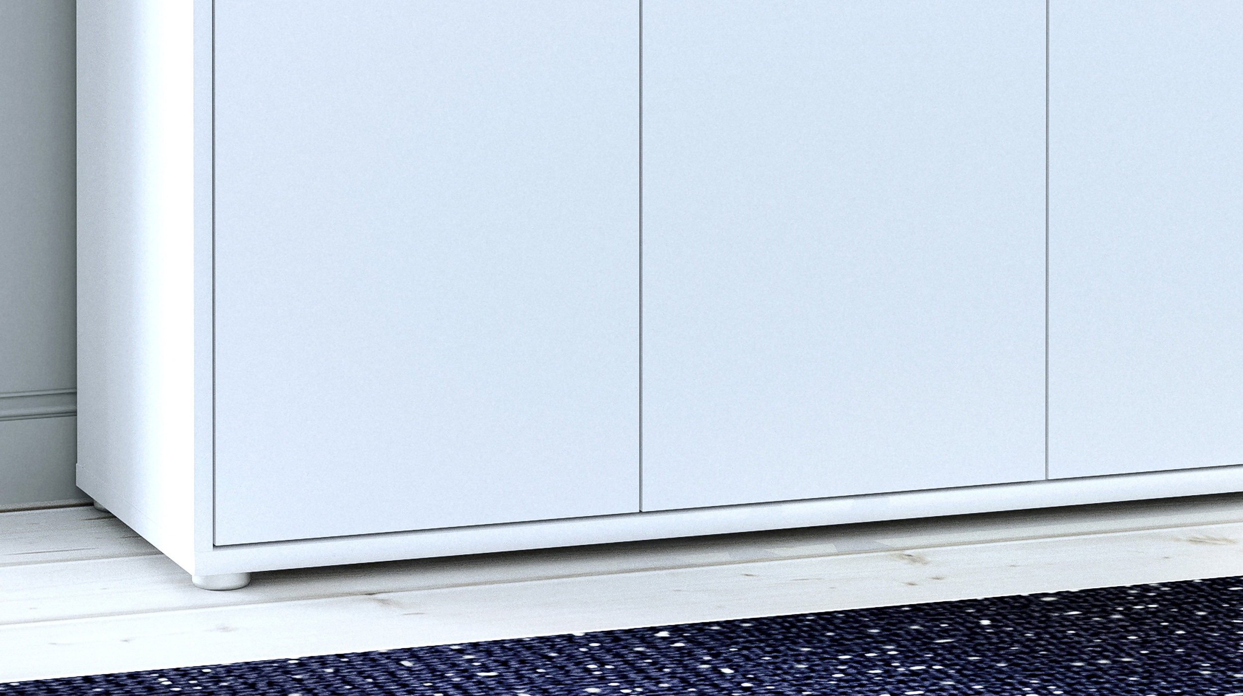 Kommode mit Schubladen weiß 109 cm - TEMPRA