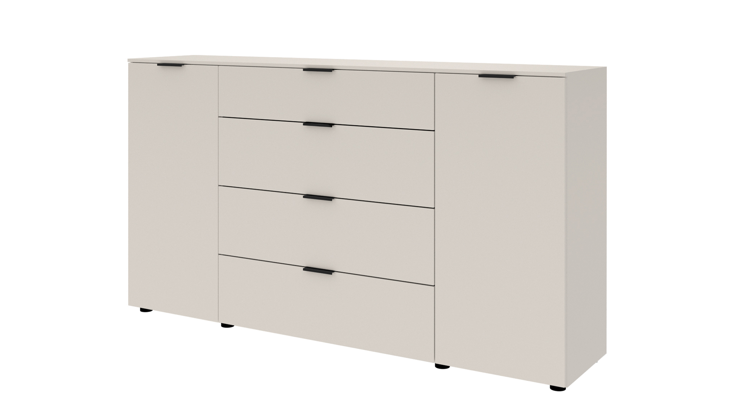 Sideboard mit 4 Schubladen beige 180 cm - LINZ