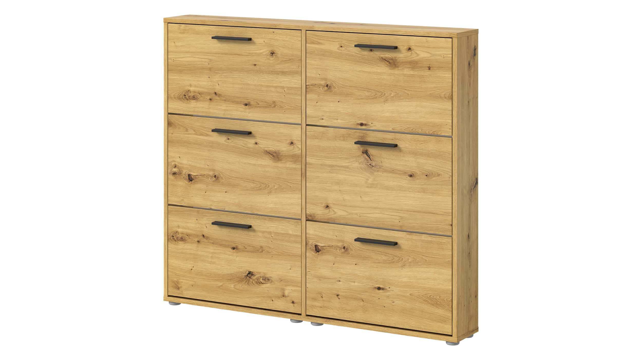 Schuhschrank Artisan Eiche - 116 x 103 cm - SAM