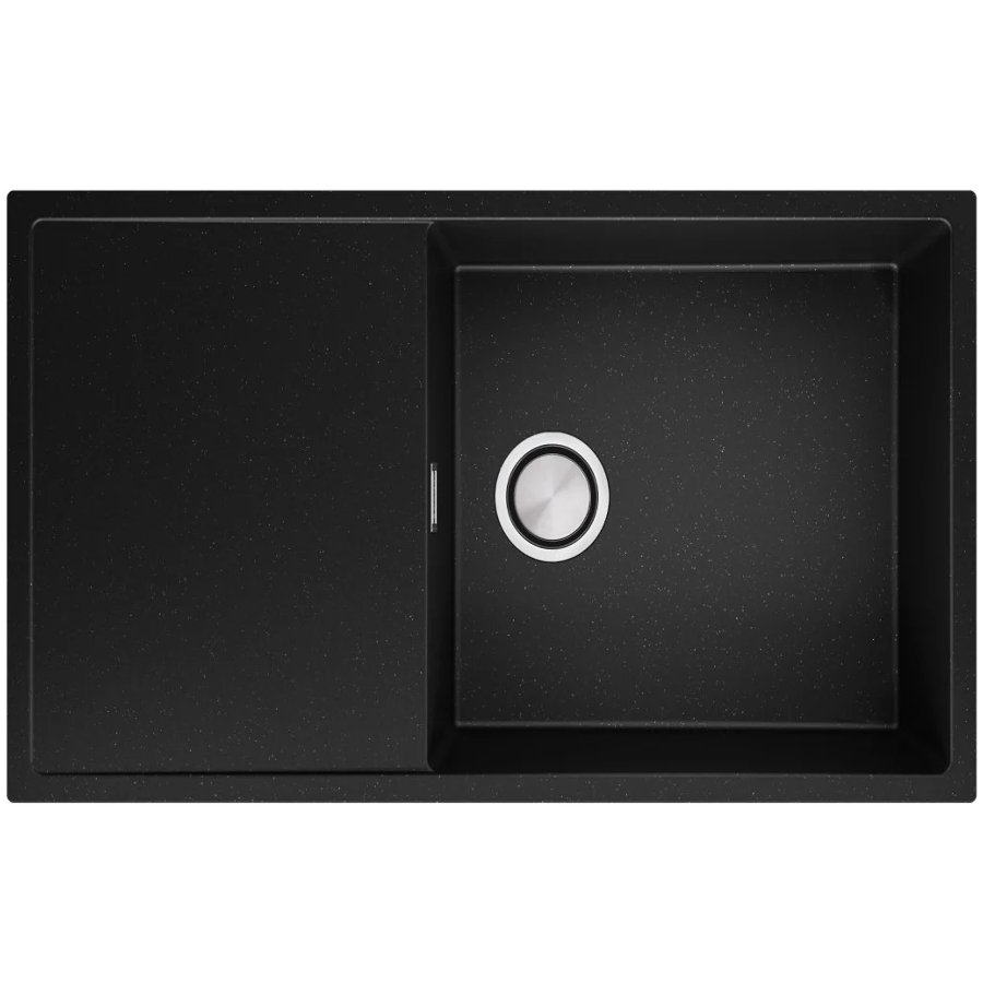 Inselküche 248,5 x 291,6 + 125,55 cm - mit Geräten - Küchenfronten Lack matt - EASYTOUCH