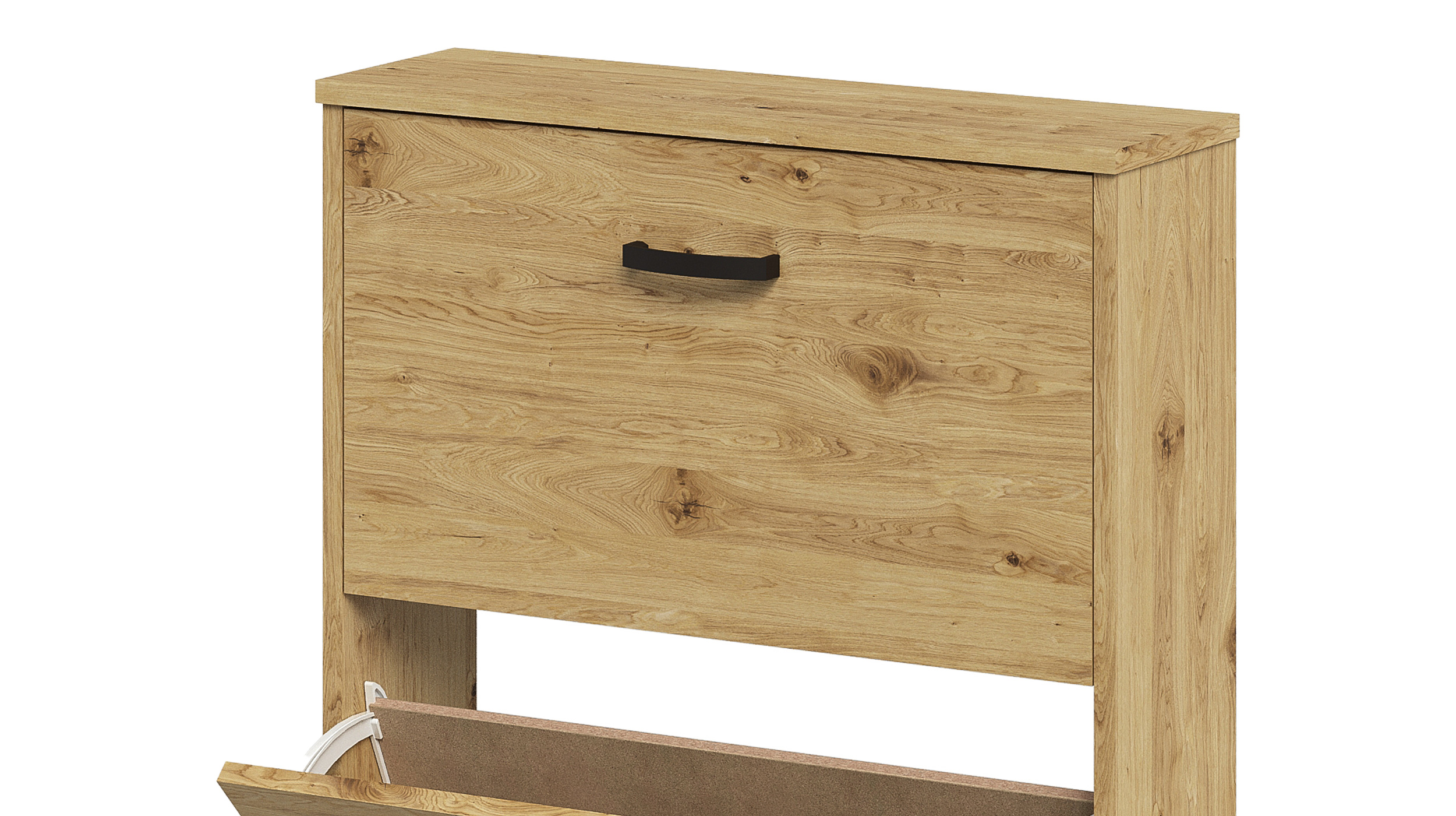 Schuhschrank Artisan Eiche 59 x 105 cm - 3-türig - STEP