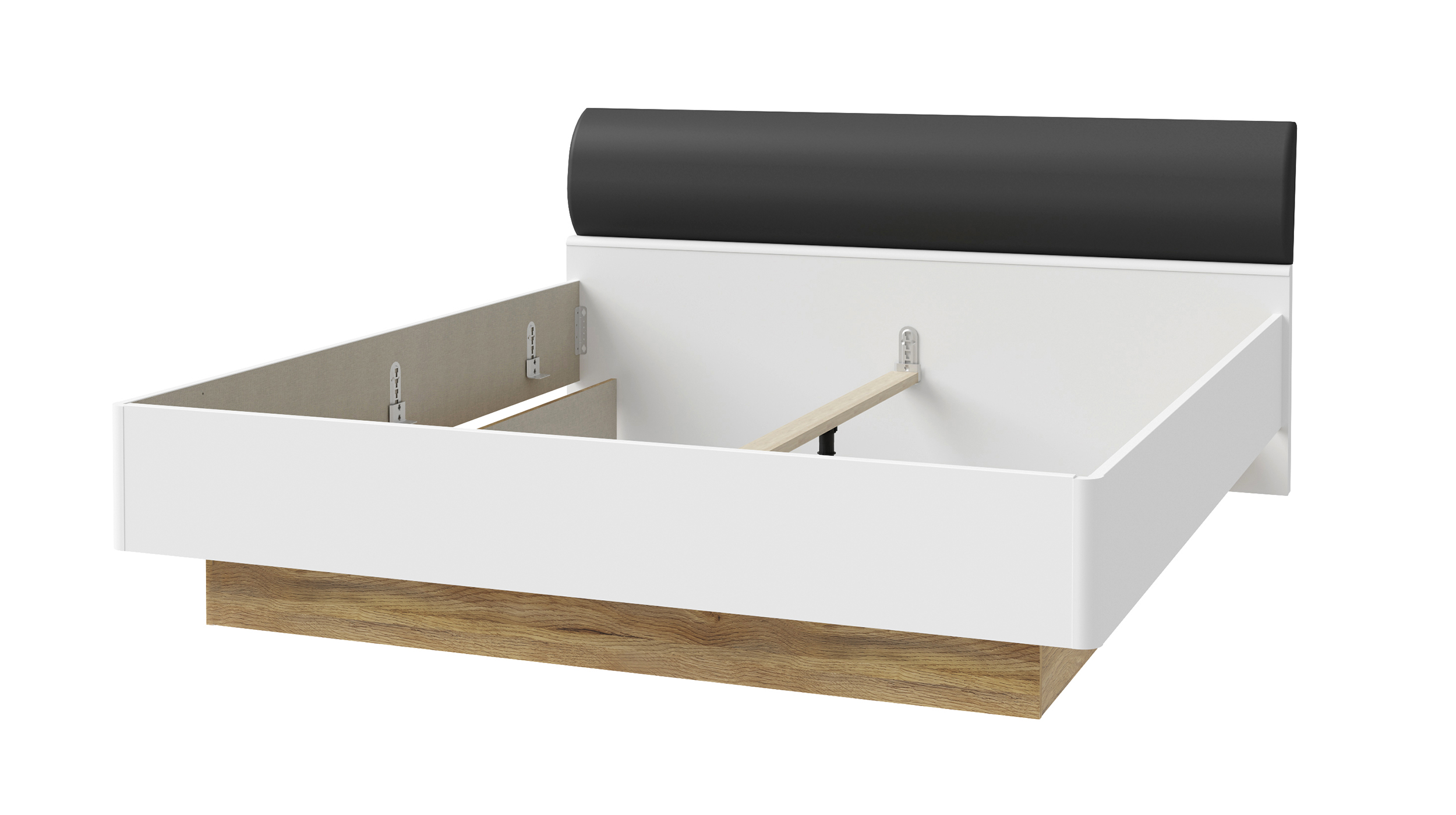 Doppelbett Futonbett 180 x 200 cm weiß - MAYACUS 