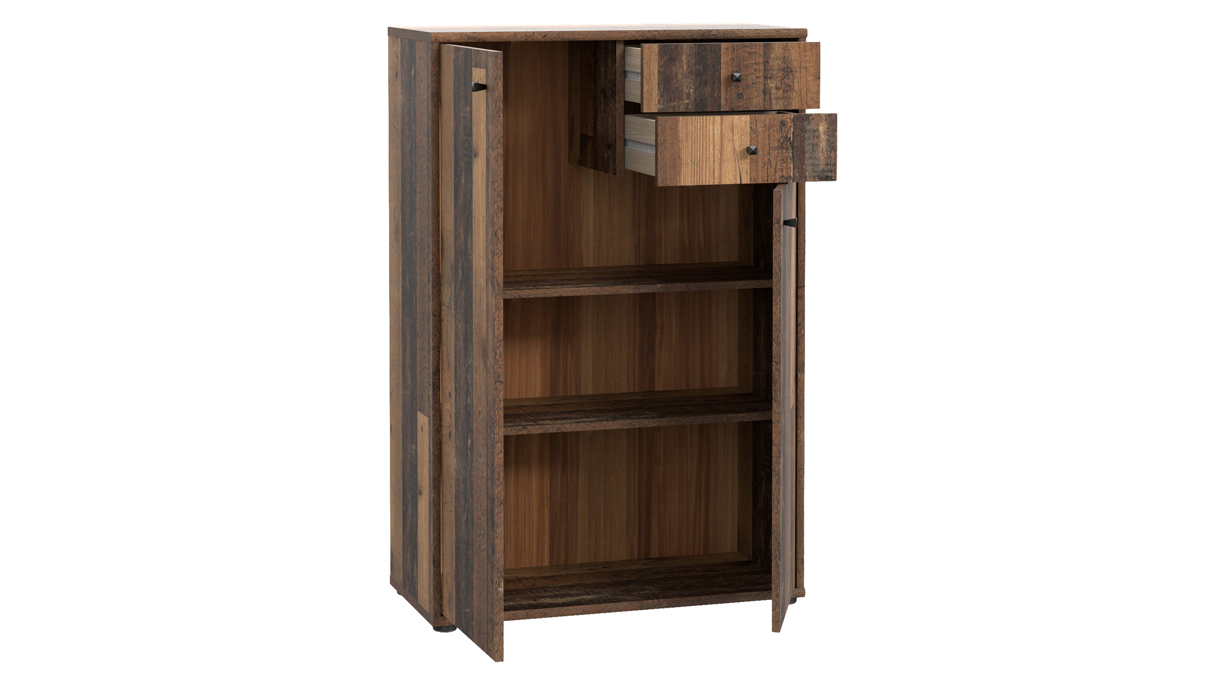 Kommode mit Schubladen Old Wood 109 cm - TEMPRA