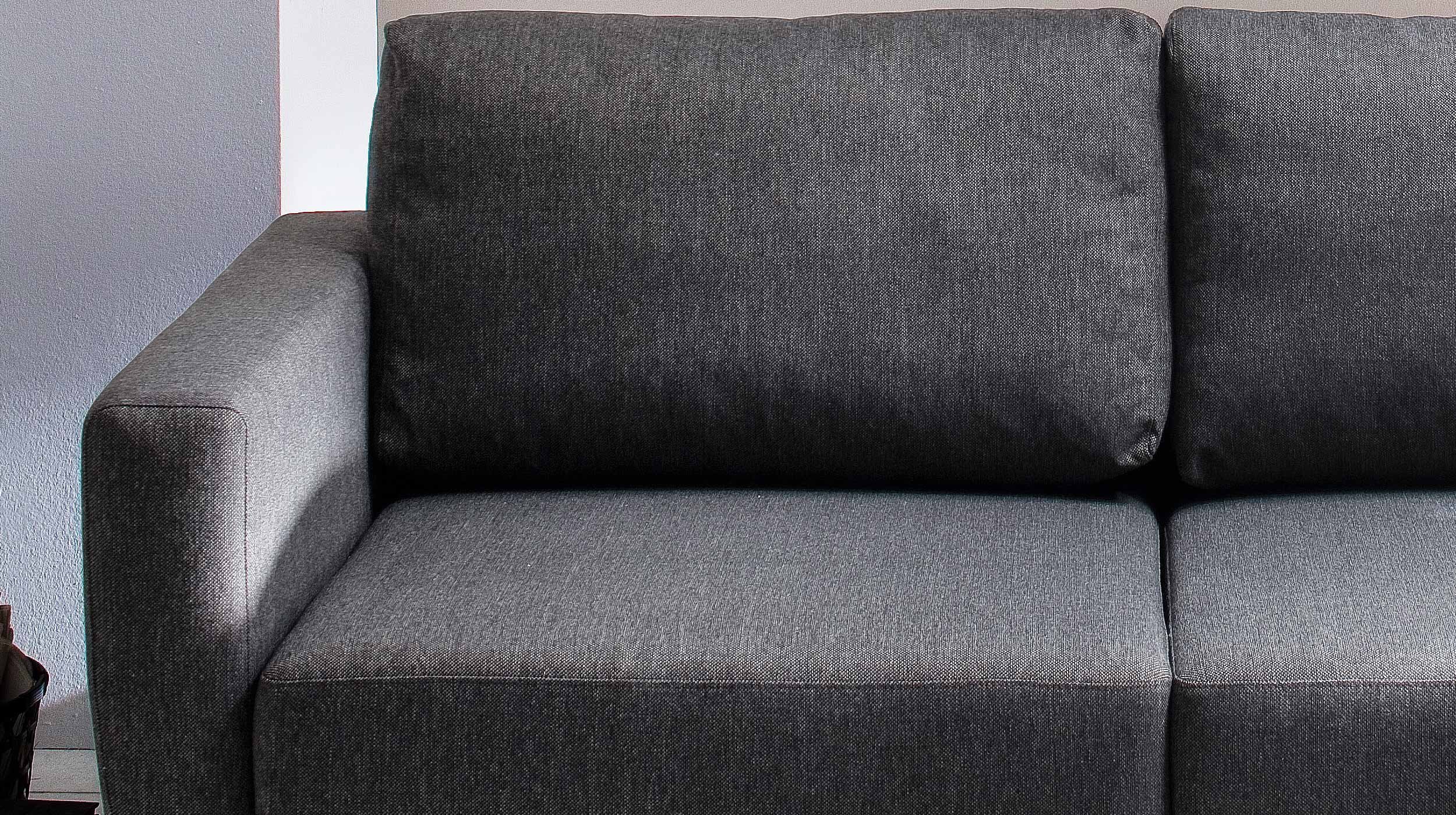 Schlafsofa grau Federkern 176 x 74 cm - MÜRITZ