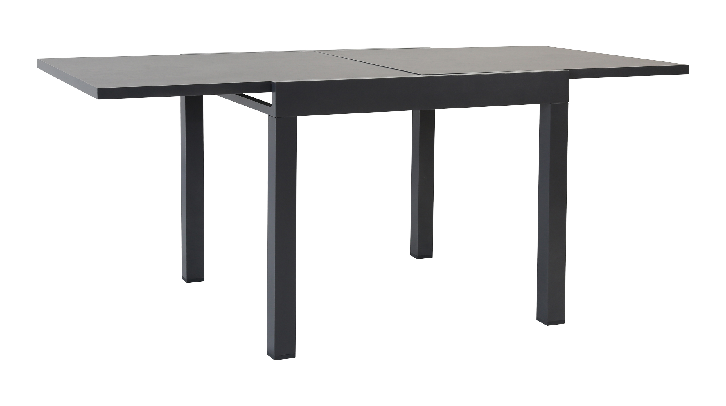 Gartentisch anthrazit Aluminiumgestell - Ausziehfunktion - MALI