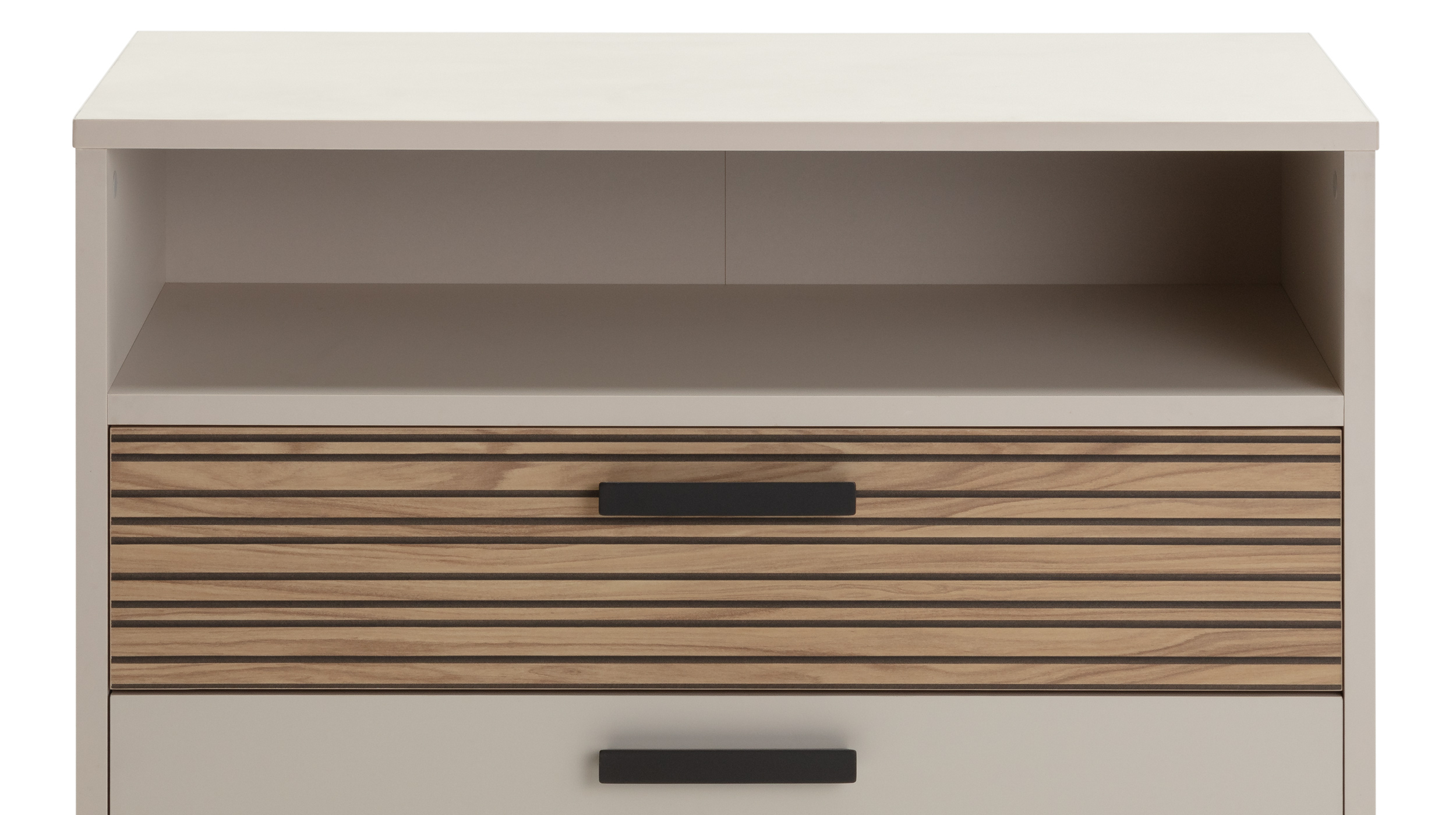 Kommode mit 3 Schubladen Eiche - beige - 92 x 45 cm - BRAVO
