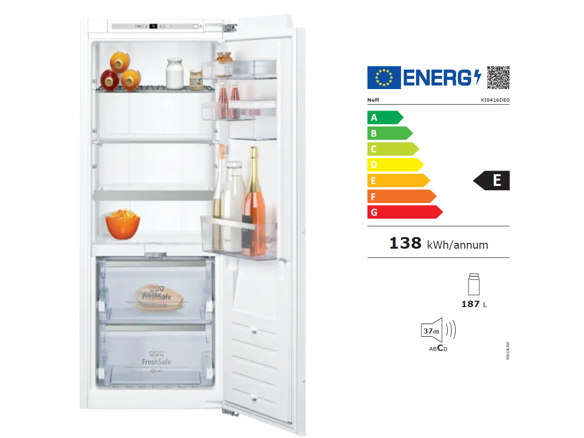 Küchenzeile  ca. 270 + 110 cm - mit Geräten - Küchenfronten matt - RIVA