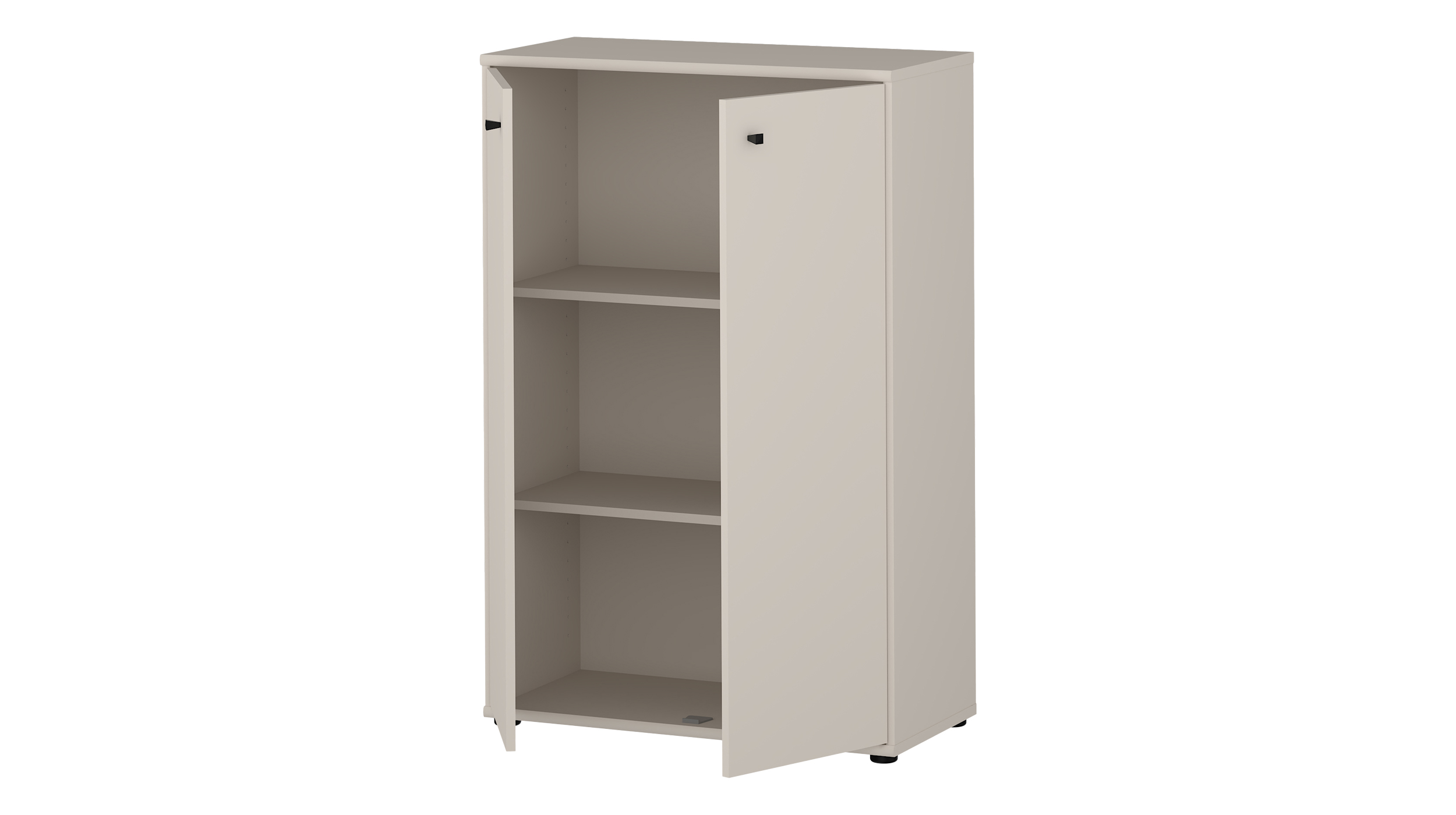 Kommode beige 111 cm - 2-türig - TEMPRA