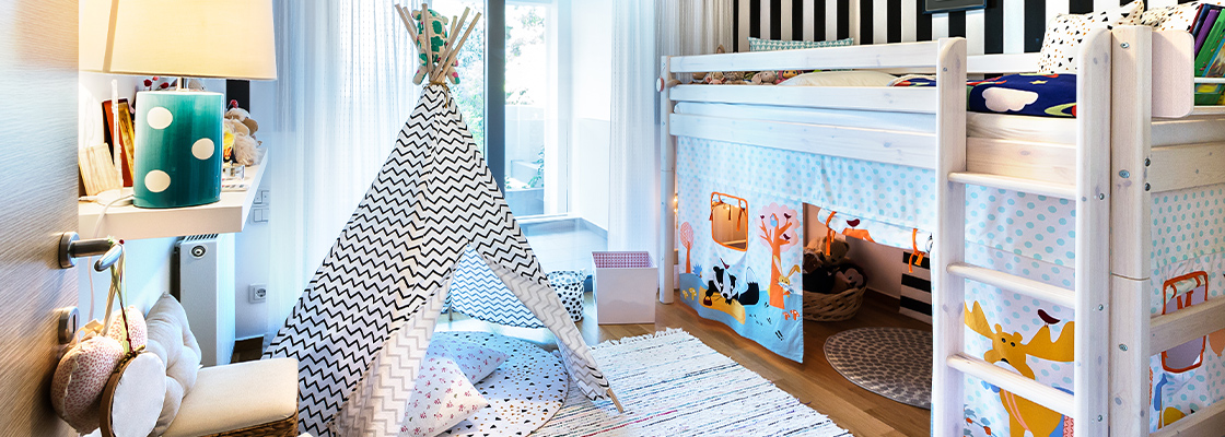 Kleines Kinderzimmer einrichten - So sparen Sie Platz und nutzen den Raum optimal