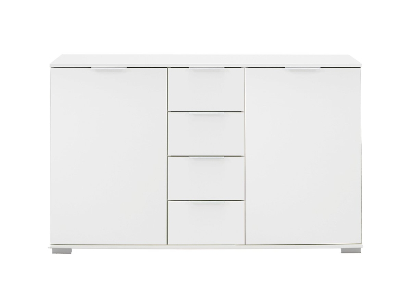 Sideboard weiß 130 cm mit 2 Türen - EASY PLUS