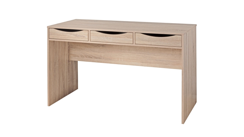 Schreibtisch Sonoma Eiche 120 x 55 cm - mit Schubladen - MONS