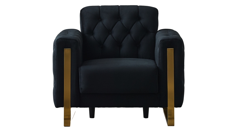 Fernsehsessel mit Bettkasten und Liegefunktion schwarz - CRYSTAL