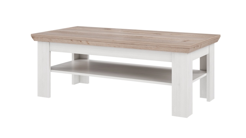 Couchtisch 120 cm Schneeeiche - Nelson Eiche - ILOPPA