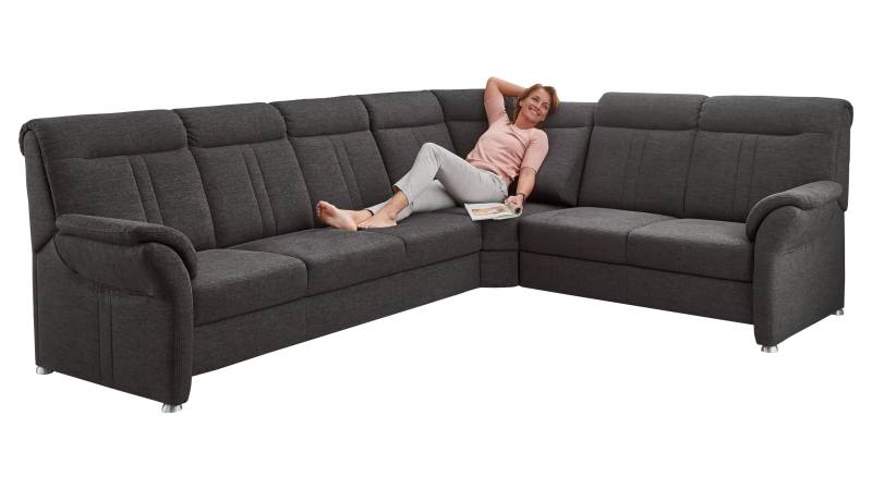 Couchliebe® Wohnlandschaft planbar - anthrazit - Premium Version - VINCENTO