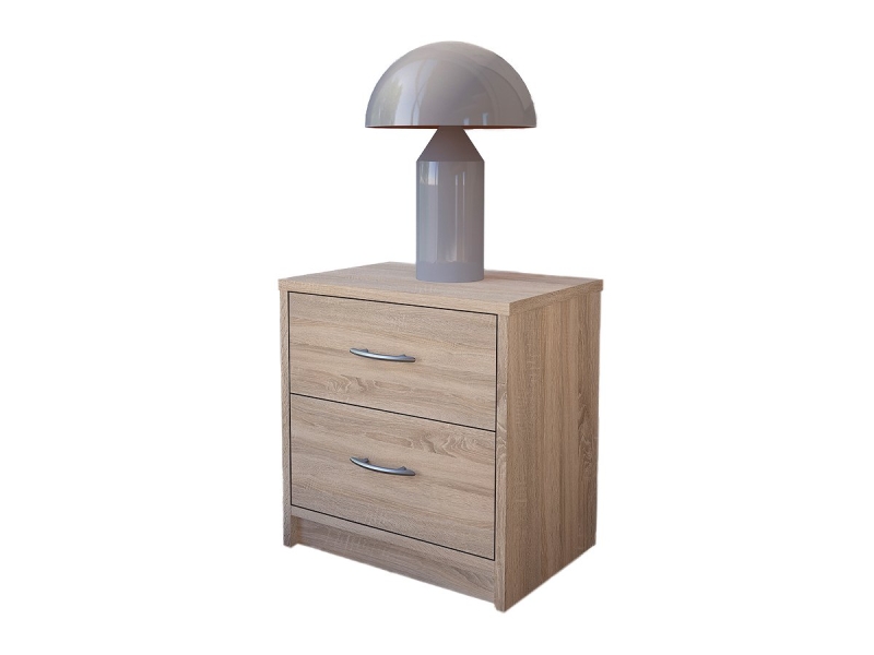 Nachttisch Sonoma Eiche 39 cm x 28 cm Nachtkästchen - PEPE