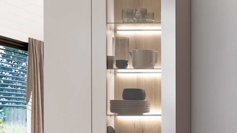 LED-Rückwandbeleuchtung Vitrine - 3er Set - REMOLINO