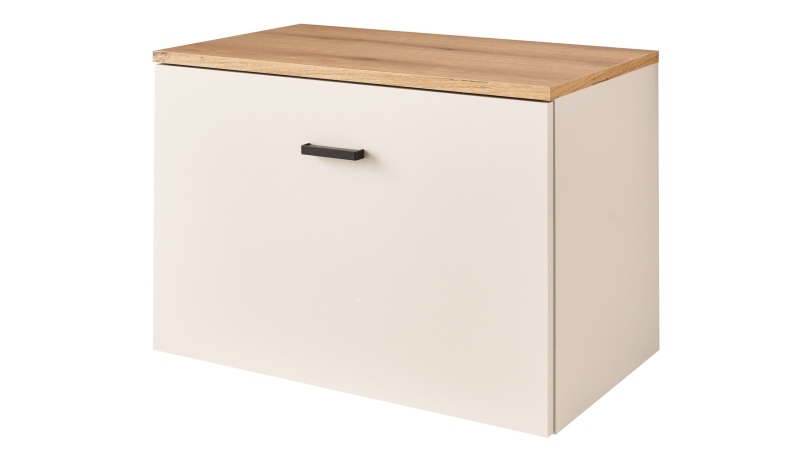 Garderobenbank beige Evoke Eiche 60 cm - LITUMO 