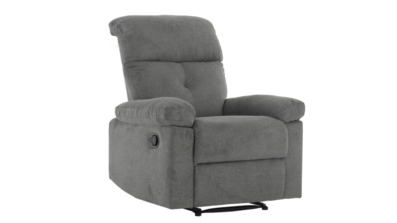 Fernsehsessel Microfaser grau - Relaxfunktion - RIVERA 