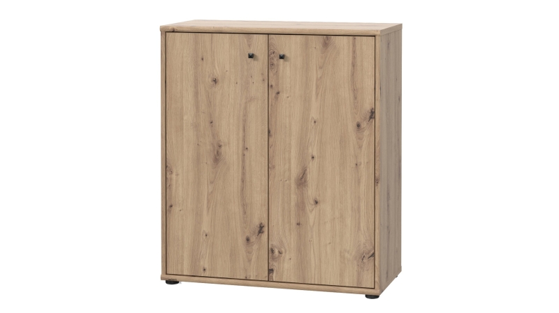 Kommode Artisan Eiche 74 cm mit 2 Türen - TEMPRA
