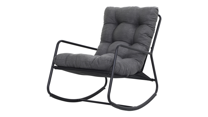 Gartensessel Loungsessel mit Armlehnen Wipp-Funktion - TALOS 