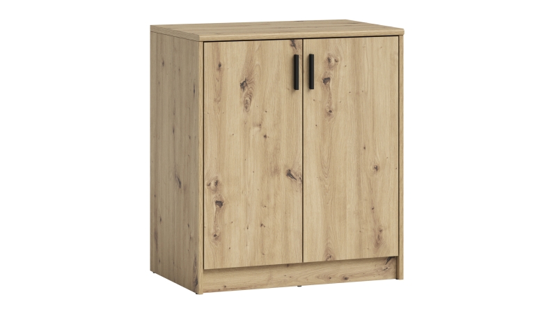 Kommode Artisan Eiche 74 x 50 cm - 2-türig - NELLY