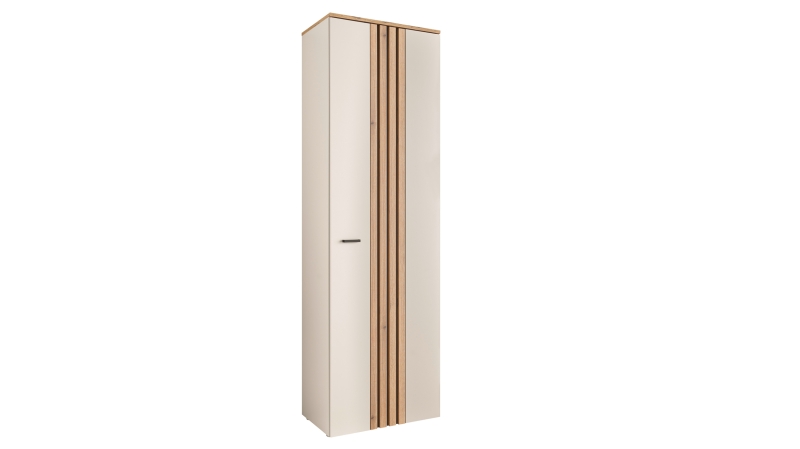Garderobenschrank beige Evok Eiche 197 cm - LITUMO 