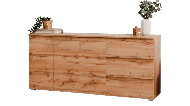 Sideboard mit Schubladen Honig Eiche 179 cm - IMAGE