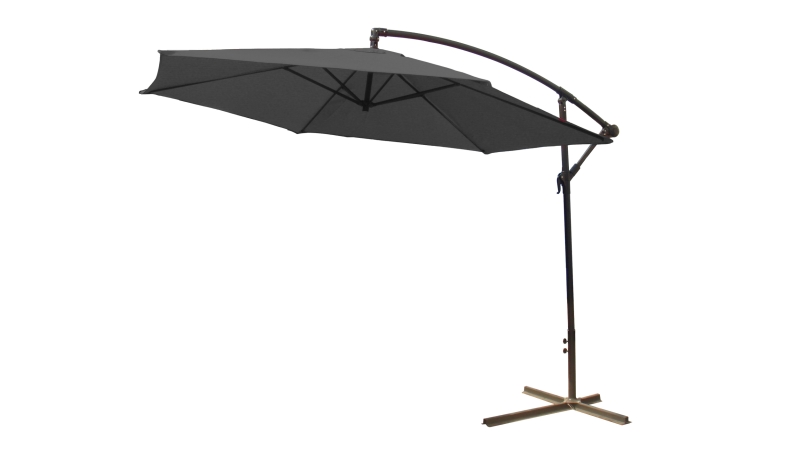 Sonnenschirm Ampelschirm - anthrazit - 300 cm - SUN