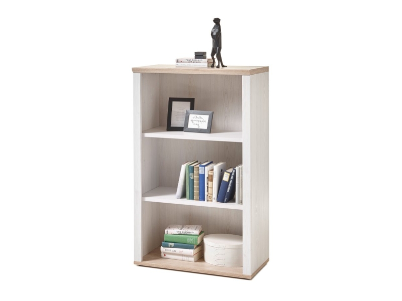 Büroregal San Remo Eiche - Sibiu Lärche 123 cm - ROMANCE