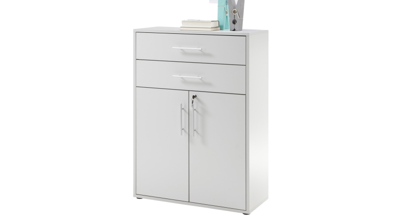 Kommode mit Schubladen lichtgrau 80 x 111 cm - PRONTO