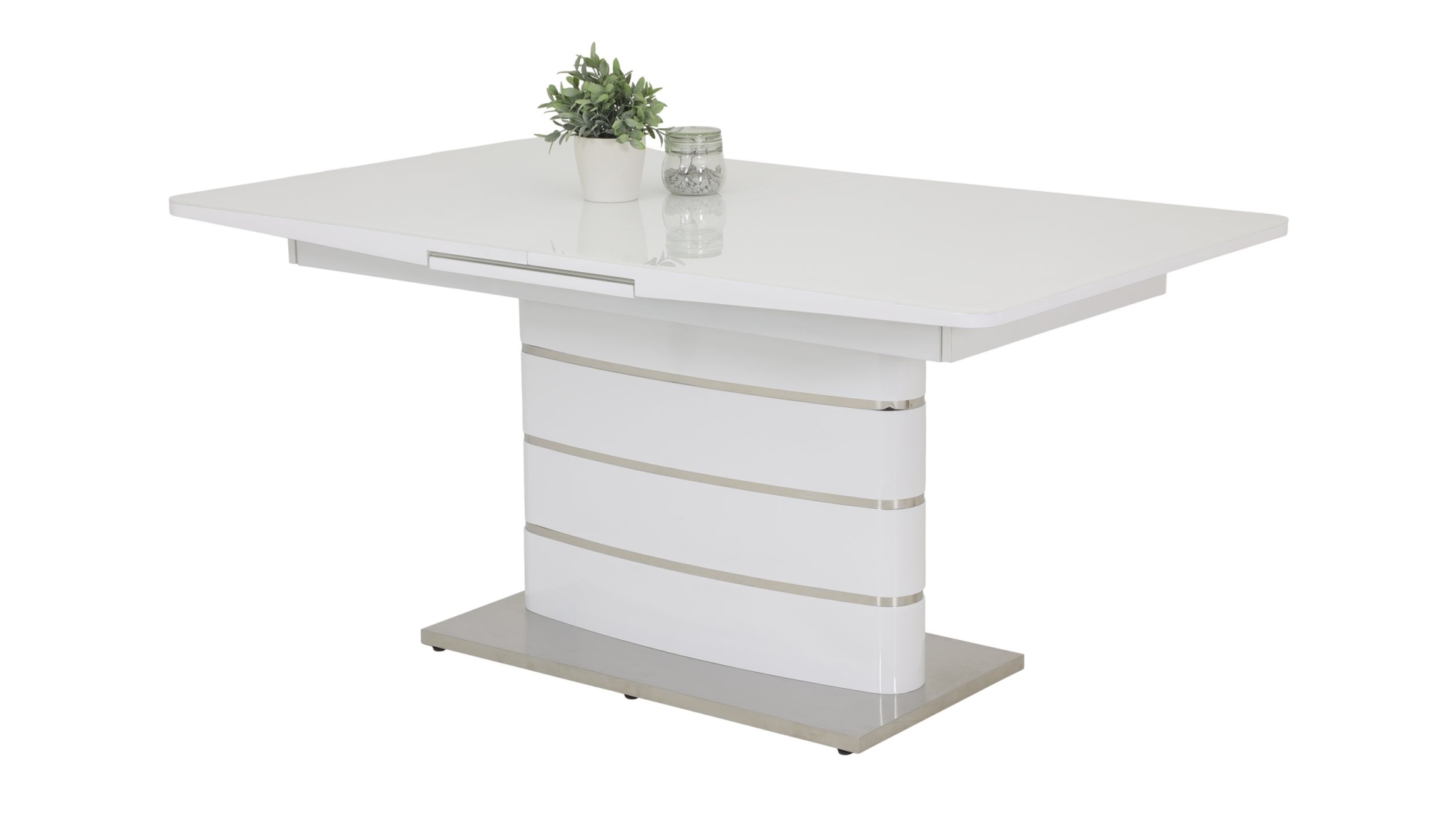 Schoene Esstisch Oval Weiss Hochglanz Ausziehbar Und Bewertung
