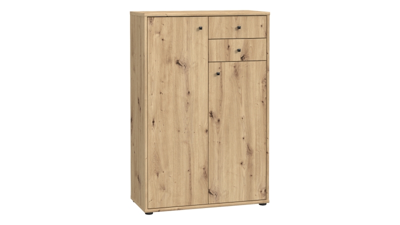 Kommode mit Schubladen Artisan Eiche 74 cm - TEMPRA
