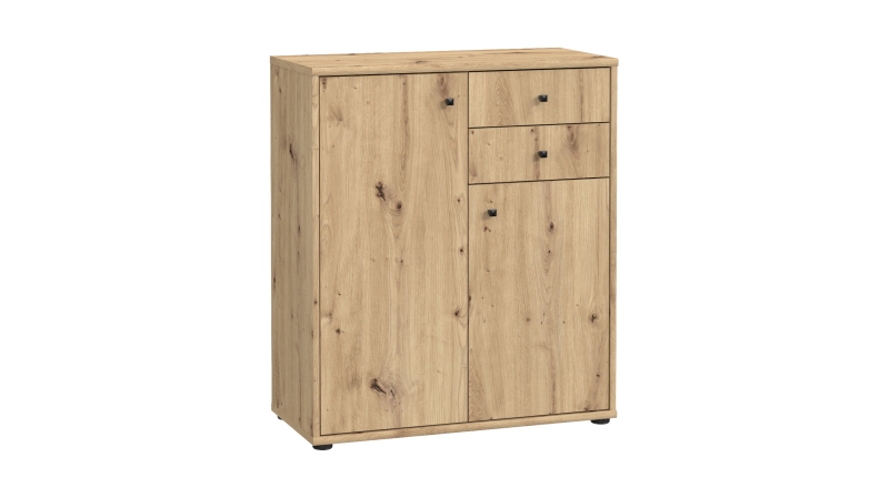Kommode mit Schubladen Artisan Eiche 74 cm - TEMPRA