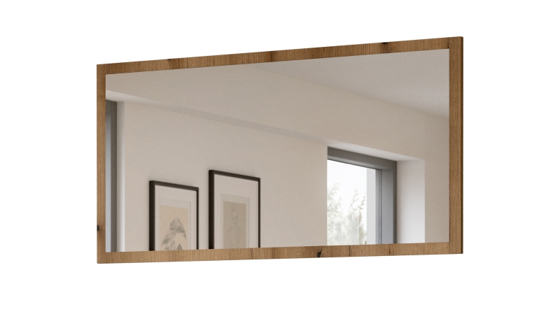 Wandspiegel mit Rahmen Evoke Eiche 106 x 55 cm - STATION