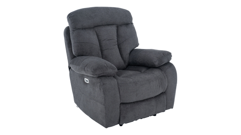 Fernsehsessel anthrazit Microfaser - Relaxfunktion - NEVADA