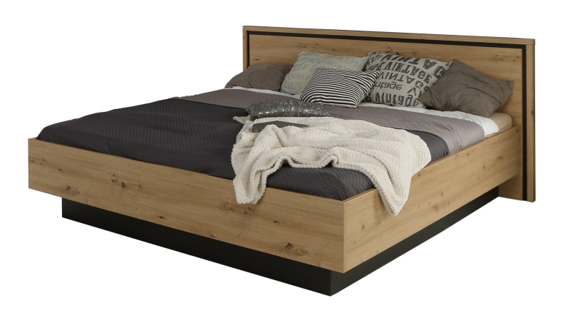 Doppelbett Futonbett 180 x 200 cm Artisan Eiche - TRONDHEIM
