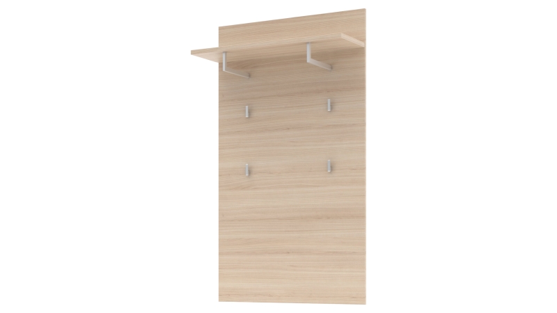 Wandgarderobe Paneel Riva Eiche 80 x 138 cm - SANTORIN