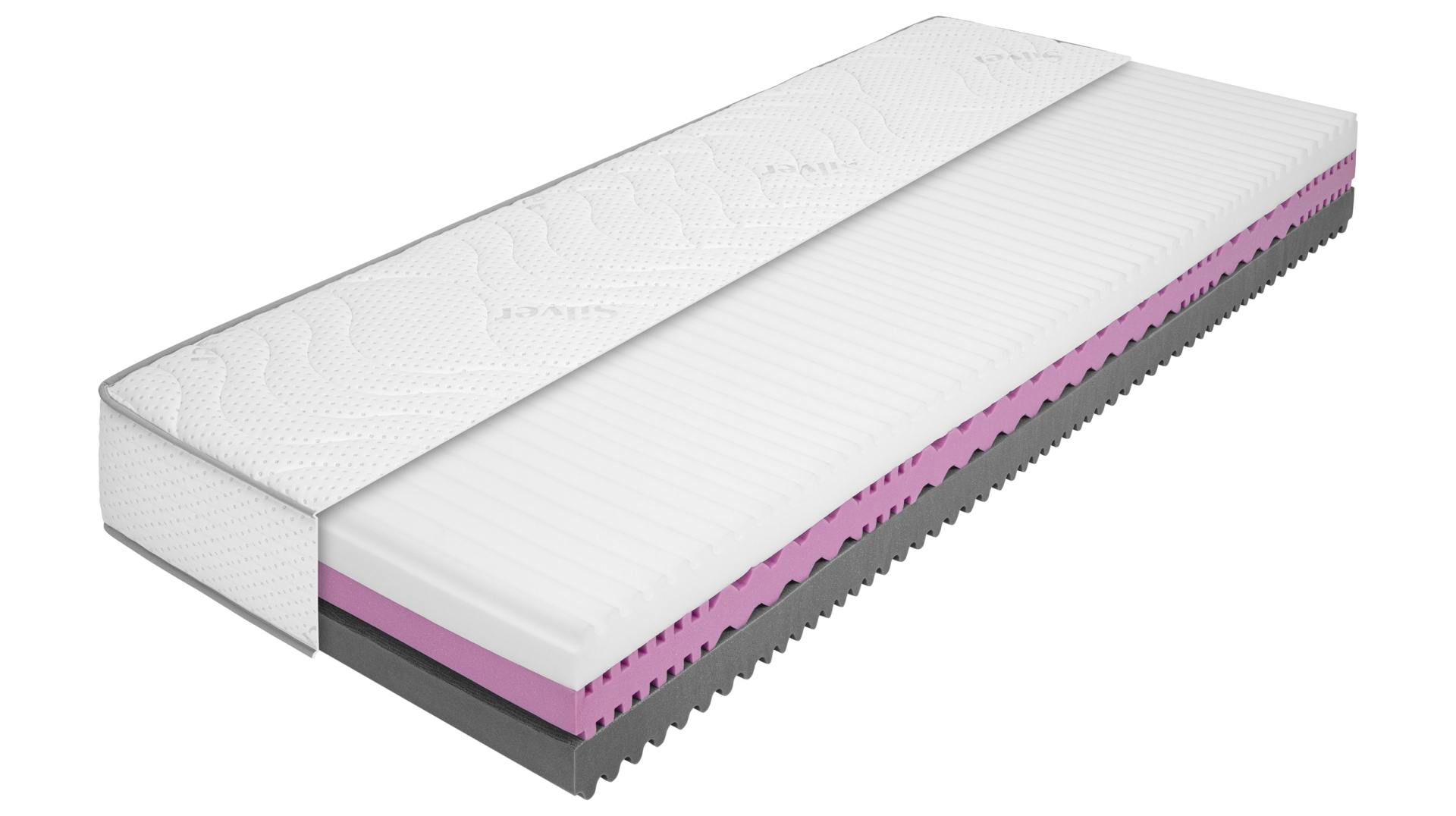 Meradiso 7 Zonen Wendematratze 140 X 200 Cm 7 Zonen Komfortschaum Matratze 140 x 200 cm H2/H3 - PINELLA