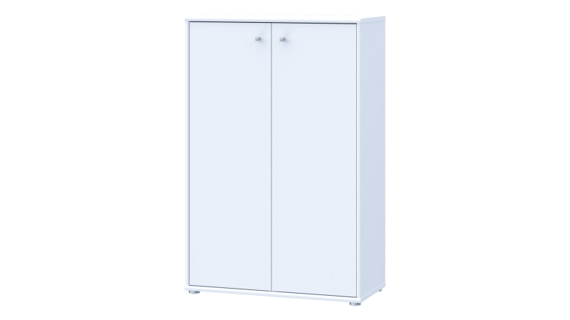 Kommode weiß 111 cm - 2-türig - TEMPRA